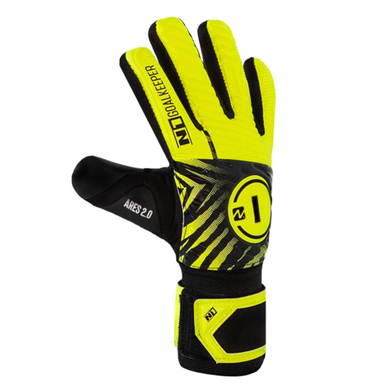 n1 goalkeeper Guantes de Portero Ares 2.0 Kids Neon Promoción trimestral
