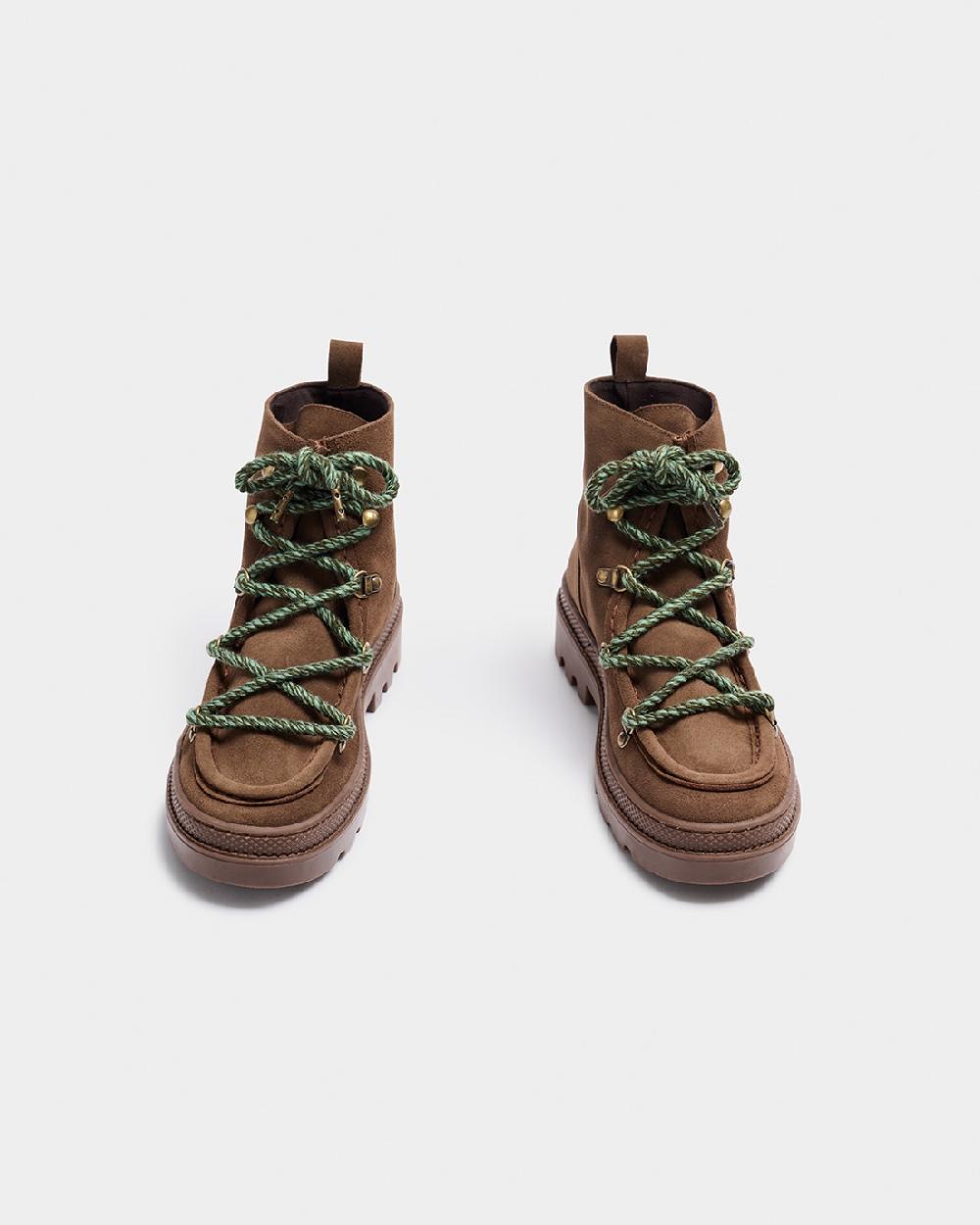 naguisa KAUS MARRON-VERDE Outlet