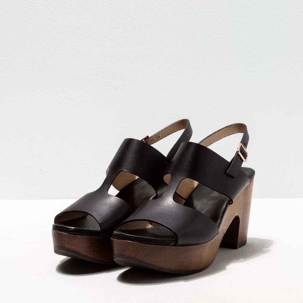 neosens S3270 RESTORED SKIN EBONY/ ST.LAURENT SANDAL Libre de impuestos