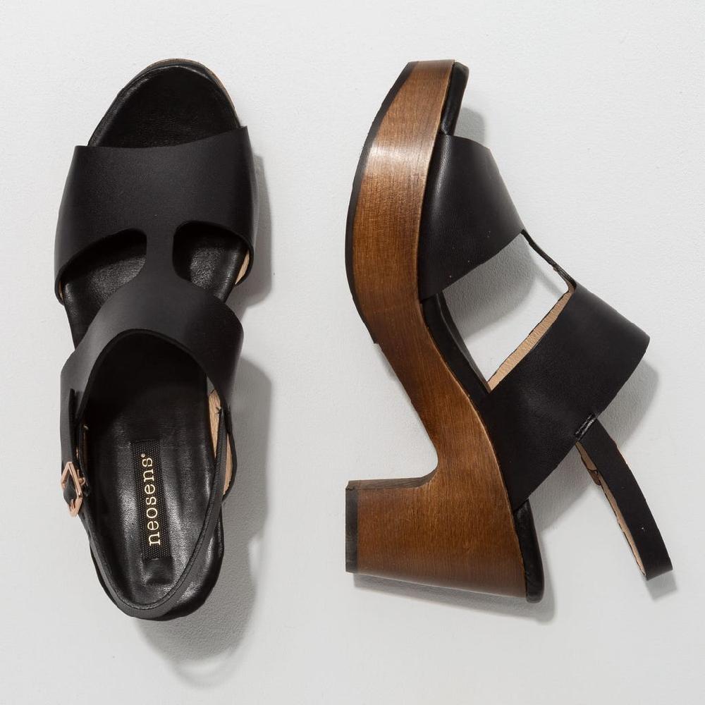 neosens S3270 RESTORED SKIN EBONY/ ST.LAURENT SANDAL Libre de impuestos