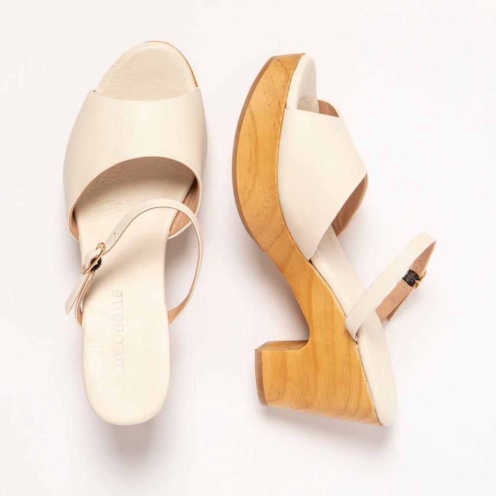 neosens S3273 NAPPA CREAM/ ST.LAURENT SANDAL Rebajas top
