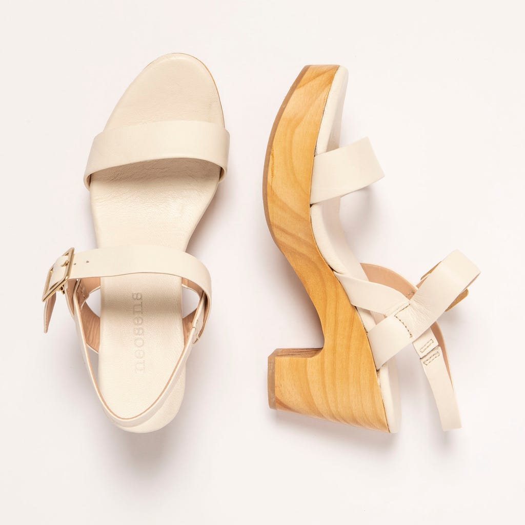 neosens S3272 NAPPA CREAM/ ST.LAURENT SANDAL Oferta especial