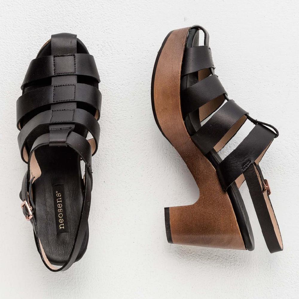 neosens S3271 RESTORED SKIN EBONY/ ST.LAURENT SANDAL Oferta especial de fábrica