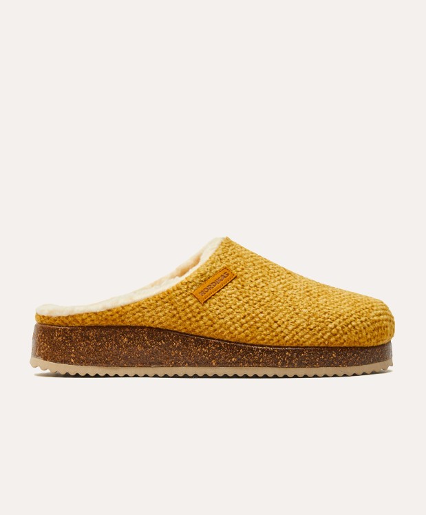 ﻿nordikas ZAPATILLAS DE CASA HOMBRE ALASKA MOSTAZA Oferta especial de fábrica