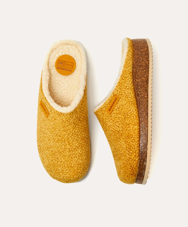 ﻿nordikas ZAPATILLAS DE CASA HOMBRE ALASKA MOSTAZA Oferta especial de fábrica