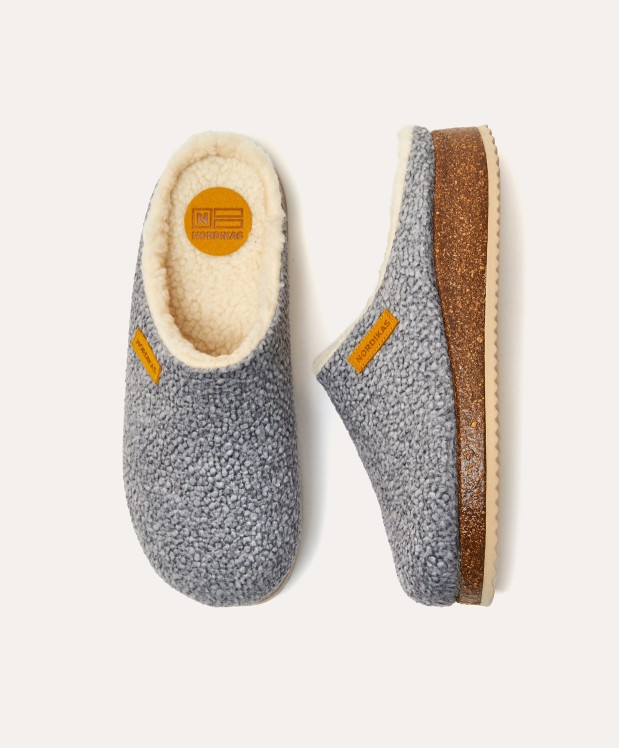 nordikas ZAPATILLAS DE CASA HOMBRE ALASKA GRIS Promoción trimestral