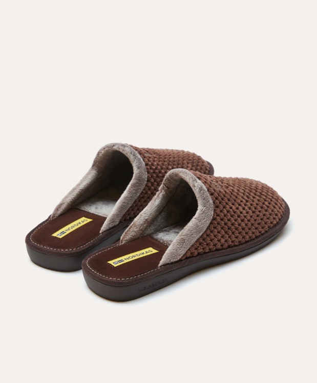 nordikas ZAPATILLAS DE CASA HOMBRE ANDES MARRON Grandes descuentos