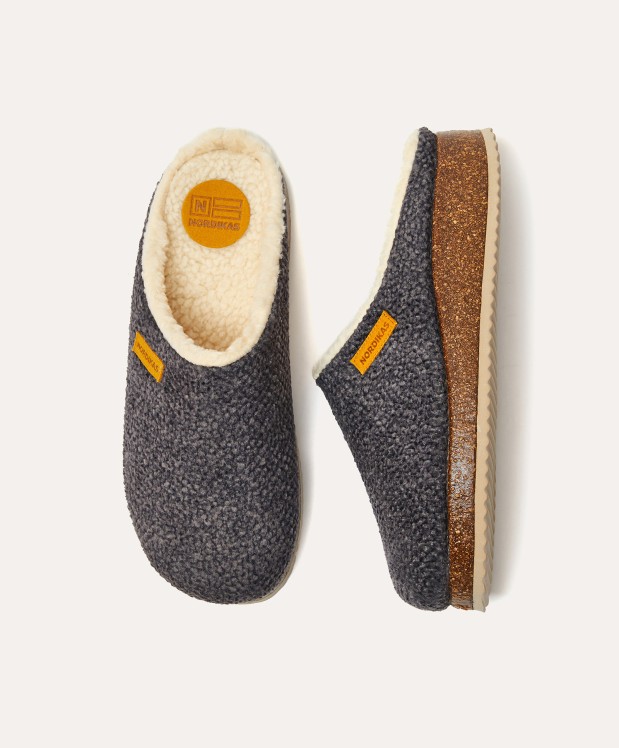 nordikas ZAPATILLAS DE CASA HOMBRE ALASKA PLOMO Envío internacional gratuito