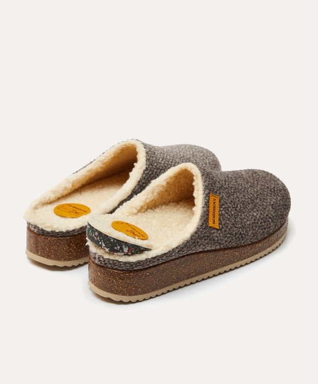 nordikas ZAPATILLAS DE CASA HOMBRE ALASKA TAUPE Tienda de fábrica