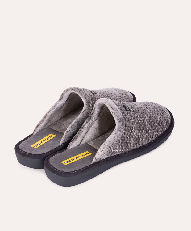 nordikas ZAPATILLAS DE CASA HOMBRE SIBERIA GRIS Limitado a 3 días