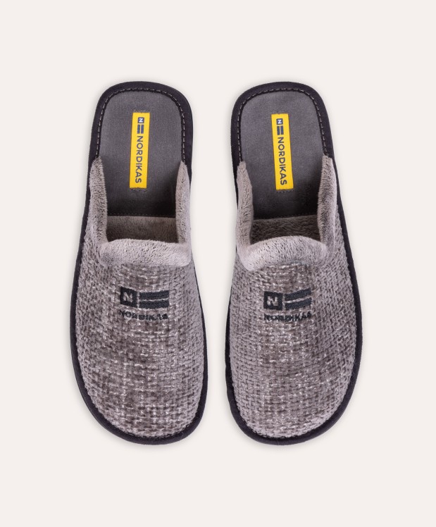 nordikas ZAPATILLAS DE CASA HOMBRE SIBERIA GRIS Limitado a 3 días