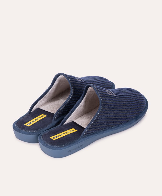 nordikas ZAPATILLAS DE CASA HOMBRE CORDELE MARINO Precios de Black Friday