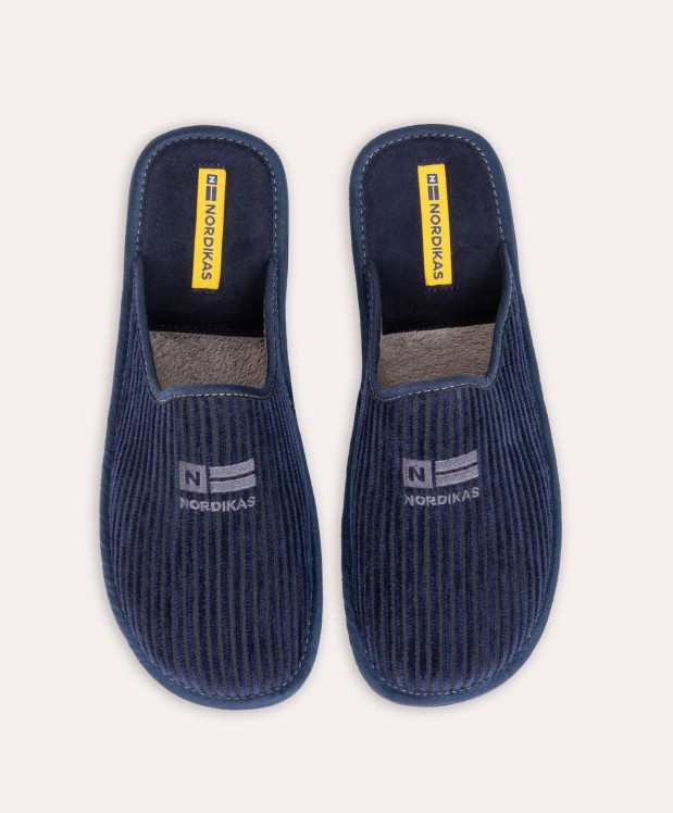 nordikas ZAPATILLAS DE CASA HOMBRE CORDELE MARINO Precios de Black Friday