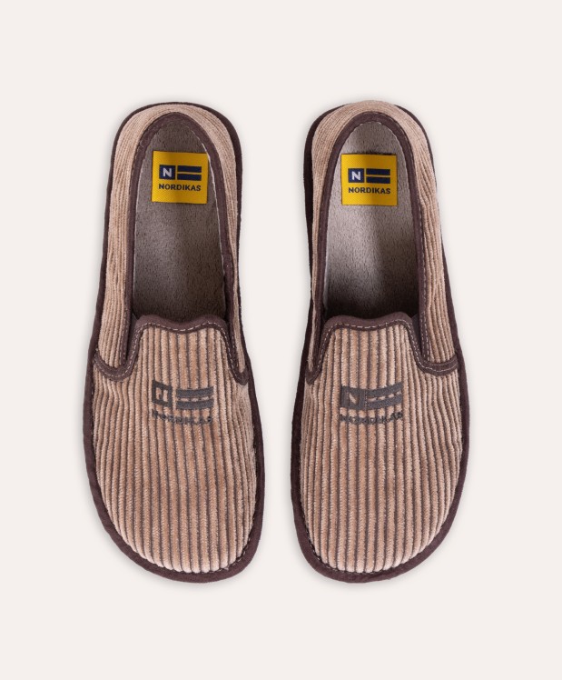 nordikas ZAPATILLAS DE CASA HOMBRE CORDELE MOKA En oferta