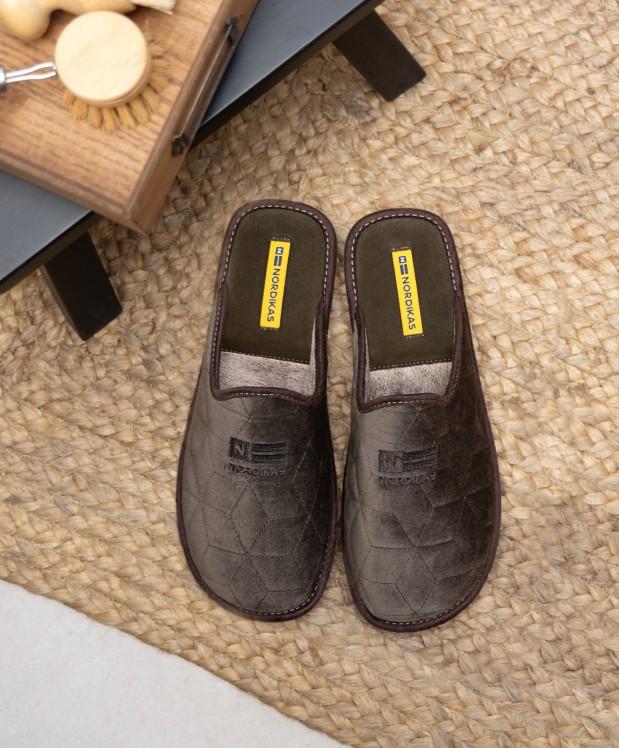 nordikas ZAPATILLAS DE CASA HOMBRE CUBIK KAKI Libre de impuestos