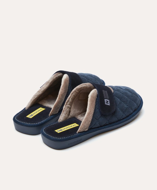 nordikas ZAPATILLAS DE CASA HOMBRE EDIMBURGO AZUL Descuentos del mes