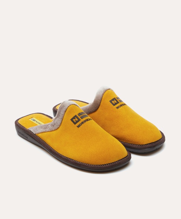 nordikas ZAPATILLAS DE CASA HOMBRE AFELPADO YELLOW Precio ultrabajo