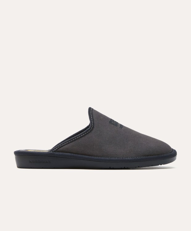 nordikas ZAPATILLAS DE CASA HOMBRE AFELPADO GRIS En oferta