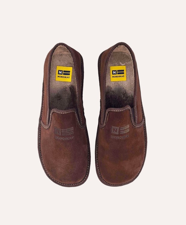 nordikas ZAPATILLAS DE CASA HOMBRE AFELPADO MOKA Los más vendidos