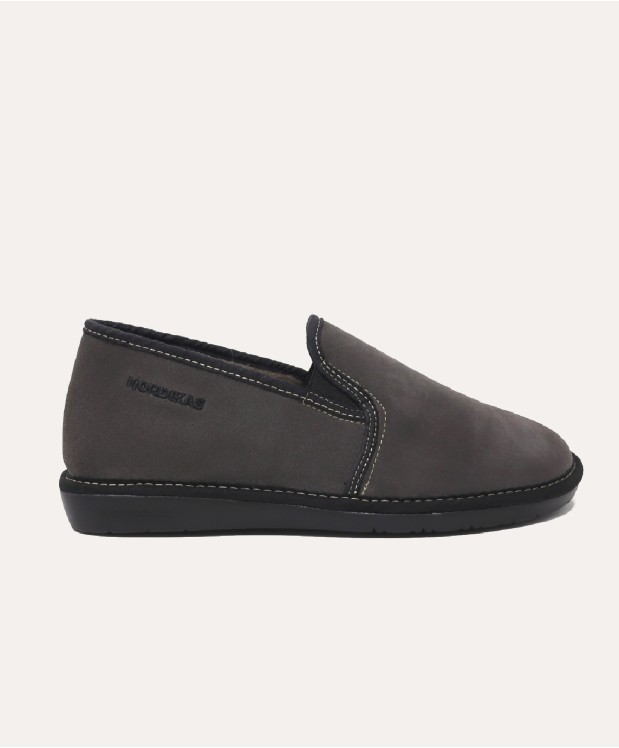 nordikas ZAPATILLAS DE CASA HOMBRE AFELPADO GRIS Tienda