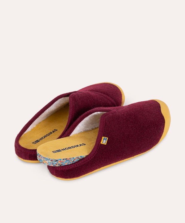 nordikas ZAPATILLAS DE CASA HOMBRE ARTIK BURDEOS Liquidación