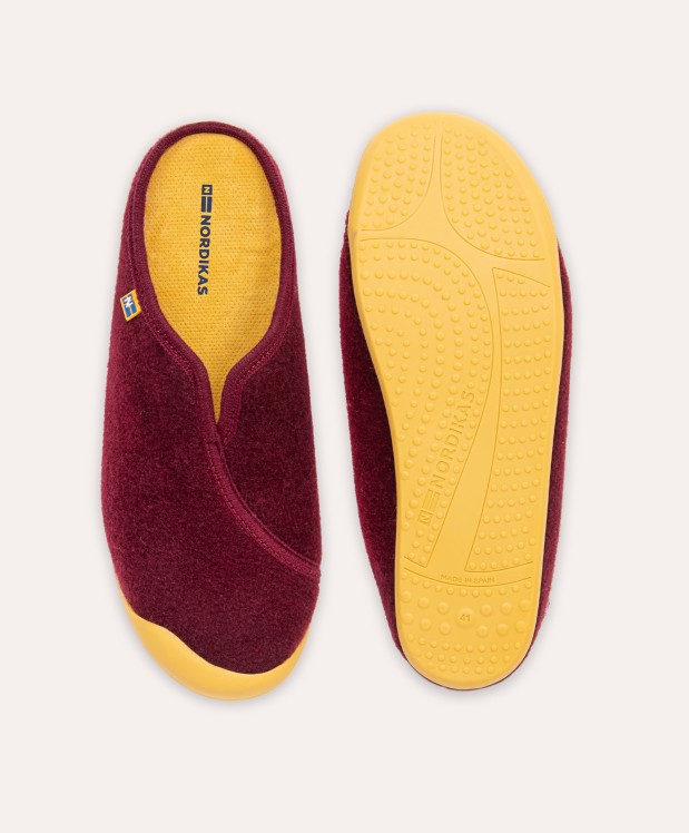 nordikas ZAPATILLAS DE CASA HOMBRE ARTIK BURDEOS Liquidación