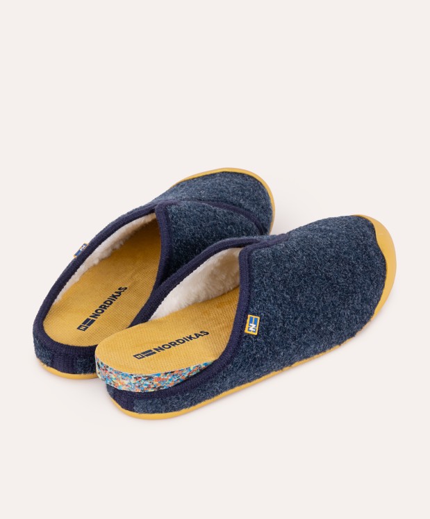 nordikas ZAPATILLAS DE CASA HOMBRE ARTIK MARINO Envío internacional gratuito