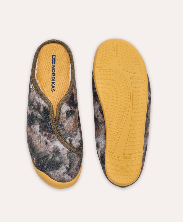 nordikas ZAPATILLAS DE CASA HOMBRE ORION KAKI Descuentos del mes