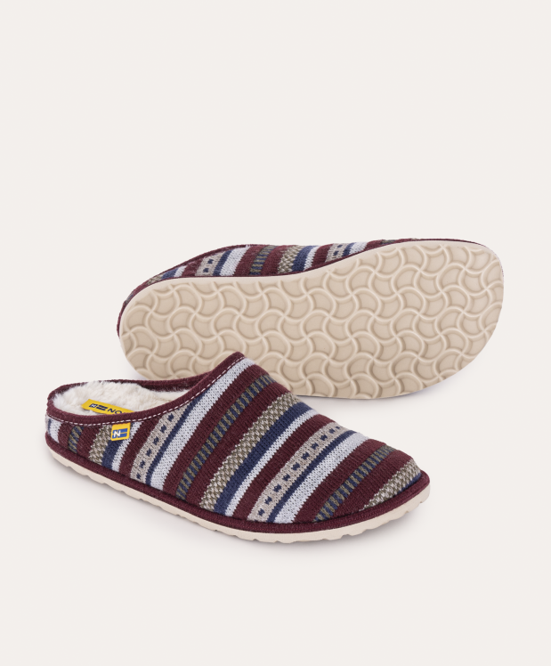 nordikas ZAPATILLAS DE CASA HOMBRE LAPONIA BURDEOS Ofertas de temporada