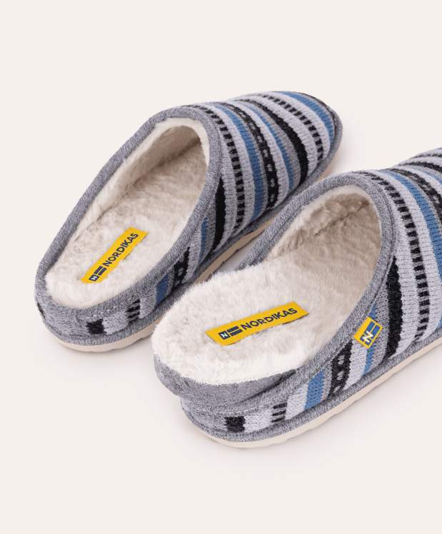 nordikas ZAPATILLAS DE CASA HOMBRE LAPONIA GRIS Ofertas especiales