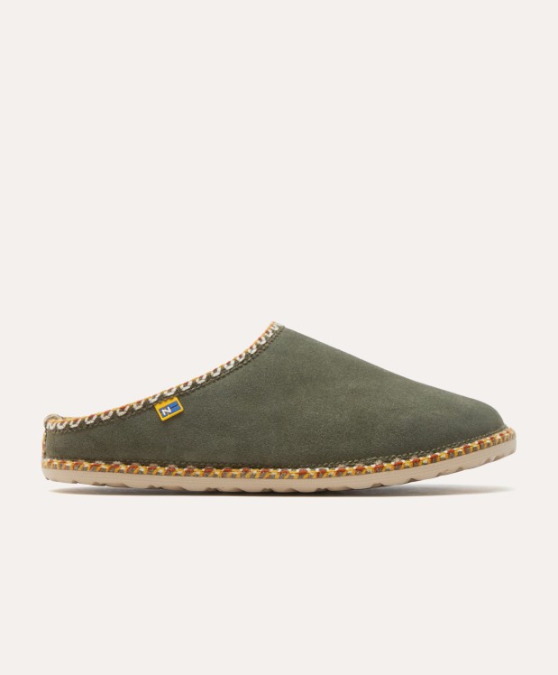 nordikas ZAPATILLAS DE CASA HOMBRE AFELPADO MUSGO Grandes ahorros