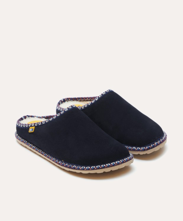 nordikas ZAPATILLAS DE CASA HOMBRE AFELPADO MARINO