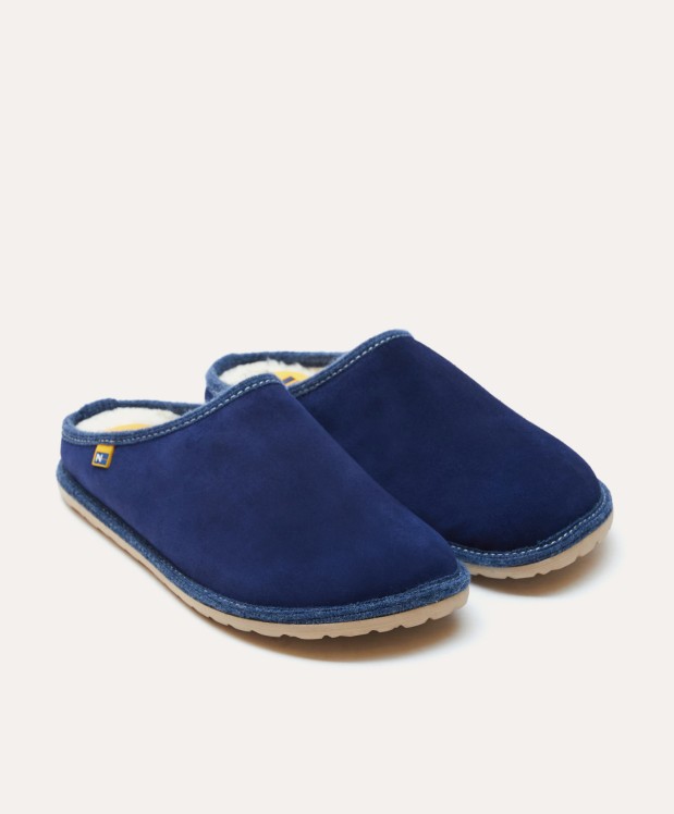 nordikas ZAPATILLAS DE CASA HOMBRE AFELPADO INDICO