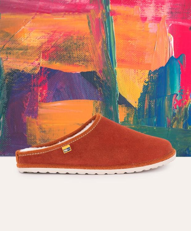 nordikas ZAPATILLAS DE CASA HOMBRE AFELPADO TEJA Ofertas