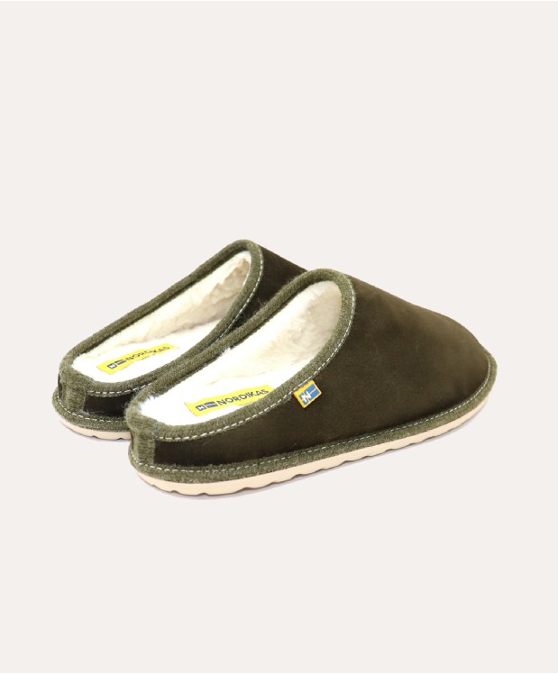 nordikas ZAPATILLAS DE CASA HOMBRE AFELPADO KAKI En oferta