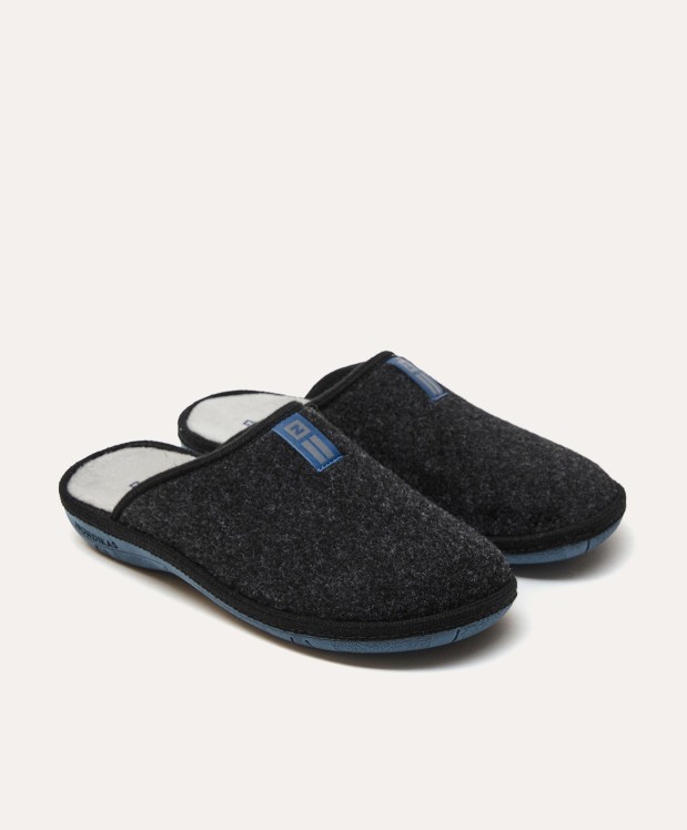 nordikas ZAPATILLAS DE CASA HOMBRE TIROL NEGRO Descuento