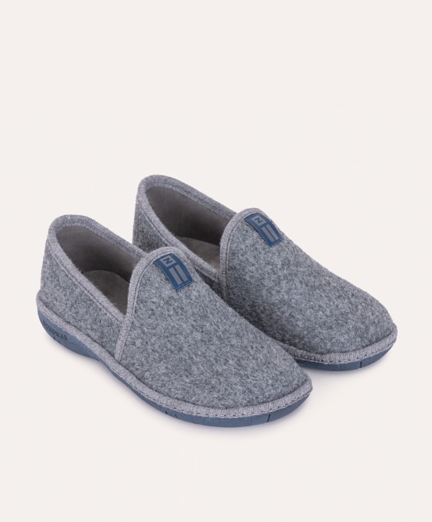 nordikas ZAPATILLAS DE CASA HOMBRE TIROL GRIS Liquidación