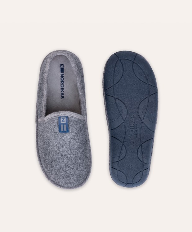 nordikas ZAPATILLAS DE CASA HOMBRE TIROL GRIS Liquidación