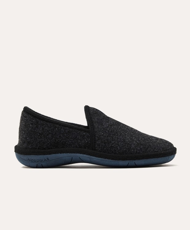 nordikas ZAPATILLAS DE CASA HOMBRE TIROL NEGRO