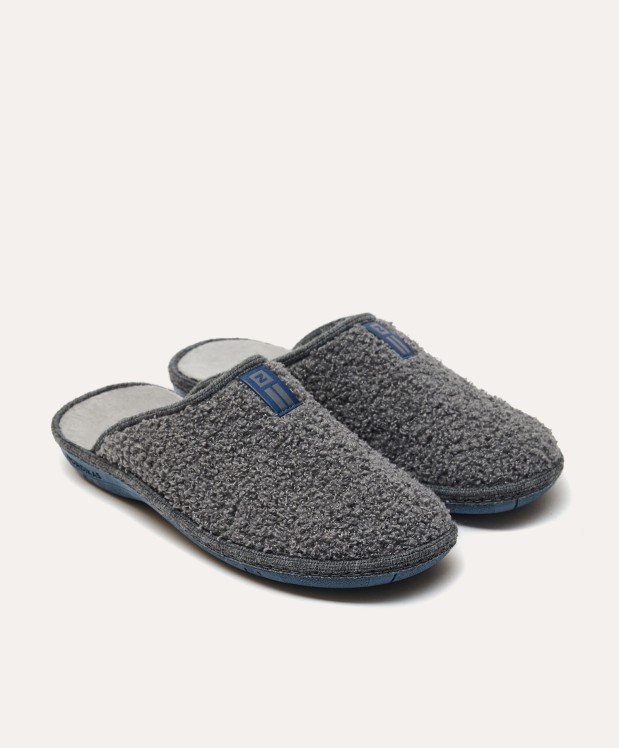 nordikas ZAPATILLAS DE CASA HOMBRE TEDDY GRIS Envío gratis