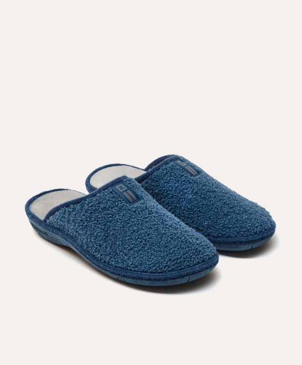 nordikas ZAPATILLAS DE CASA HOMBRE TEDDY DENIM Oferta especial