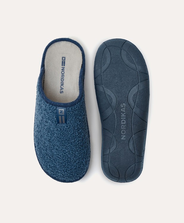 nordikas ZAPATILLAS DE CASA HOMBRE TEDDY DENIM Oferta especial