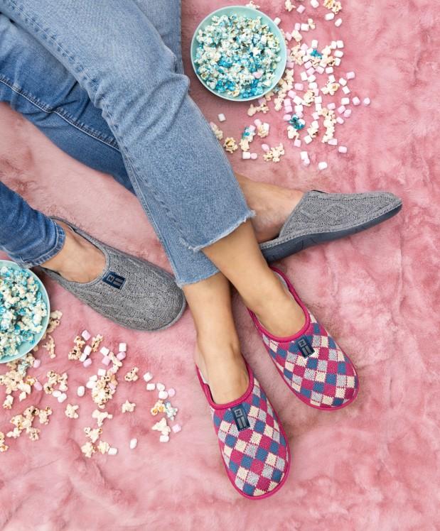 nordikas ZAPATILLAS DE CASA HOMBRE TRENZA GRIS Envío gratis