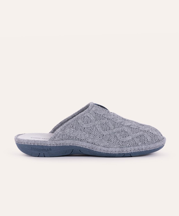 nordikas ZAPATILLAS DE CASA HOMBRE TRENZA GRIS Envío gratis