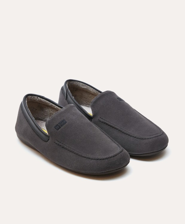 nordikas ZAPATILLAS DE CASA HOMBRE AFELPADO GRIS