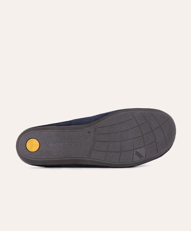 nordikas ZAPATILLAS DE CASA HOMBRE AFELPADO MARINO Oferta especial de fábrica