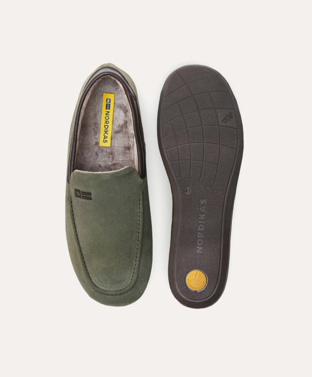 nordikas ZAPATILLAS DE CASA HOMBRE AFELPADO MUSGO Solo queda un día