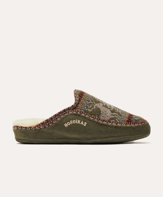 nordikas ZAPATILLAS DE CASA HOMBRE CIERVO MUSGO Grandes descuentos