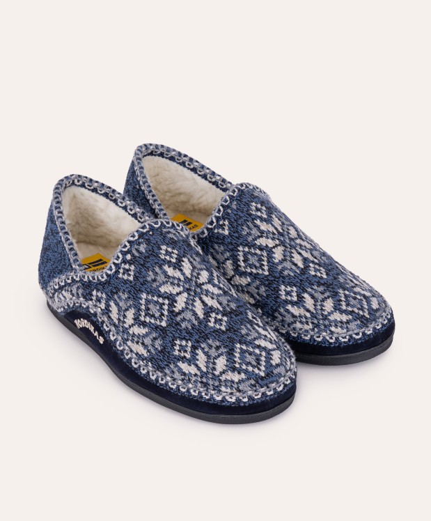 nordikas ZAPATILLAS DE CASA HOMBRE SNOW MARINO