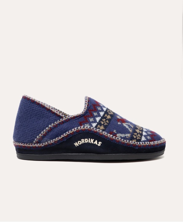 nordikas ZAPATILLAS DE CASA HOMBRE PATINADOR MARINO En oferta